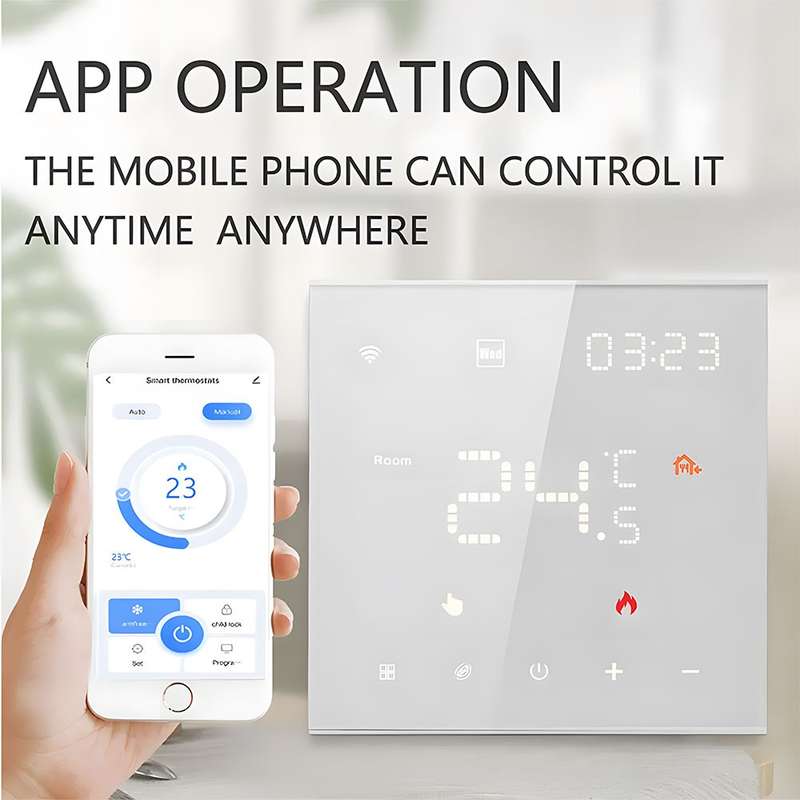 Tuya Smart Wi-Fi Thermostat Temperature Controller White