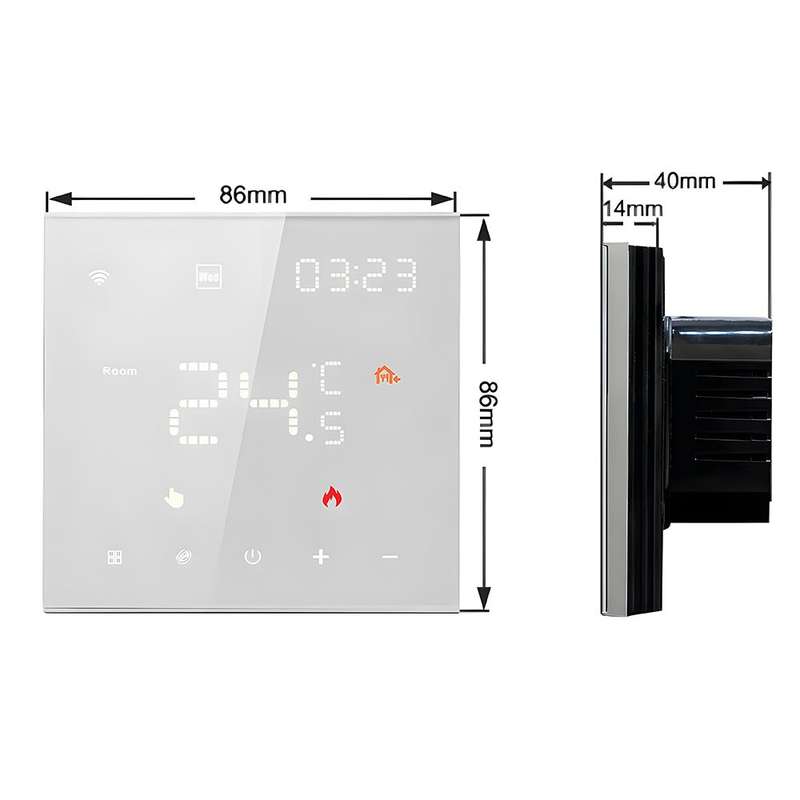 Tuya Smart Wi-Fi Thermostat Temperature Controller White