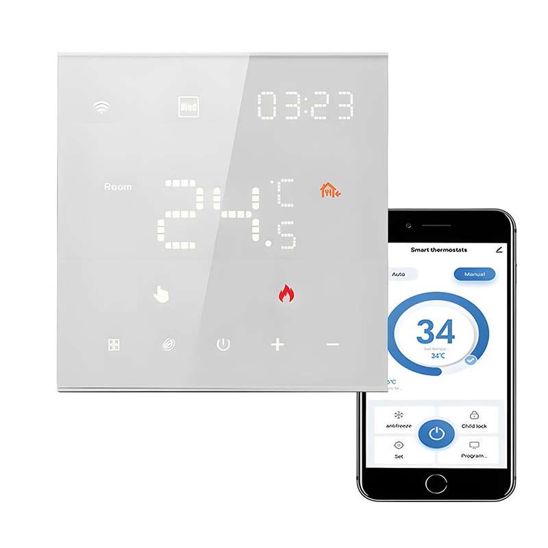 Tuya Smart Wi-Fi Thermostat Temperature Controller White
