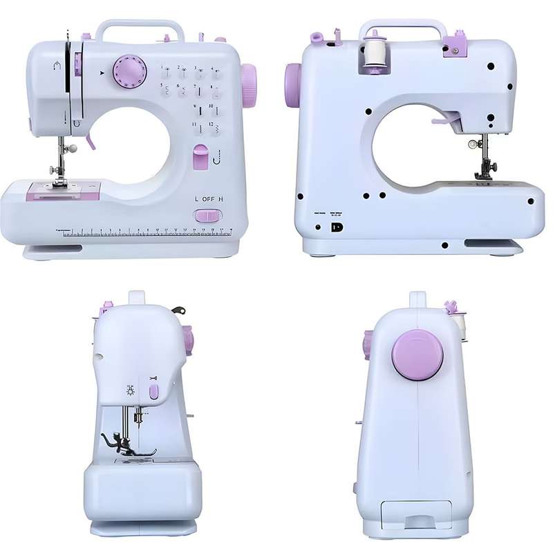 Multi-Purpose Sewing Machine - 12 Built-in Stitch Patterns to Meet Various DIY Sewing Needs