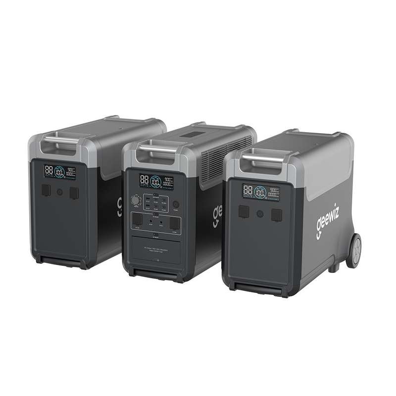 Geewiz 3600w Portable Power Station ADDITIONAL BATTERY - 3840Wh LIFEPO4 / 3HR Quick Charge(6 hour...