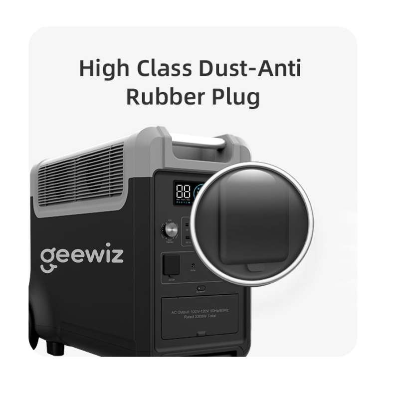 Geewiz 3600w Portable Power Station ADDITIONAL BATTERY - 3840Wh LIFEPO4 / 3HR Quick Charge(6 hour...