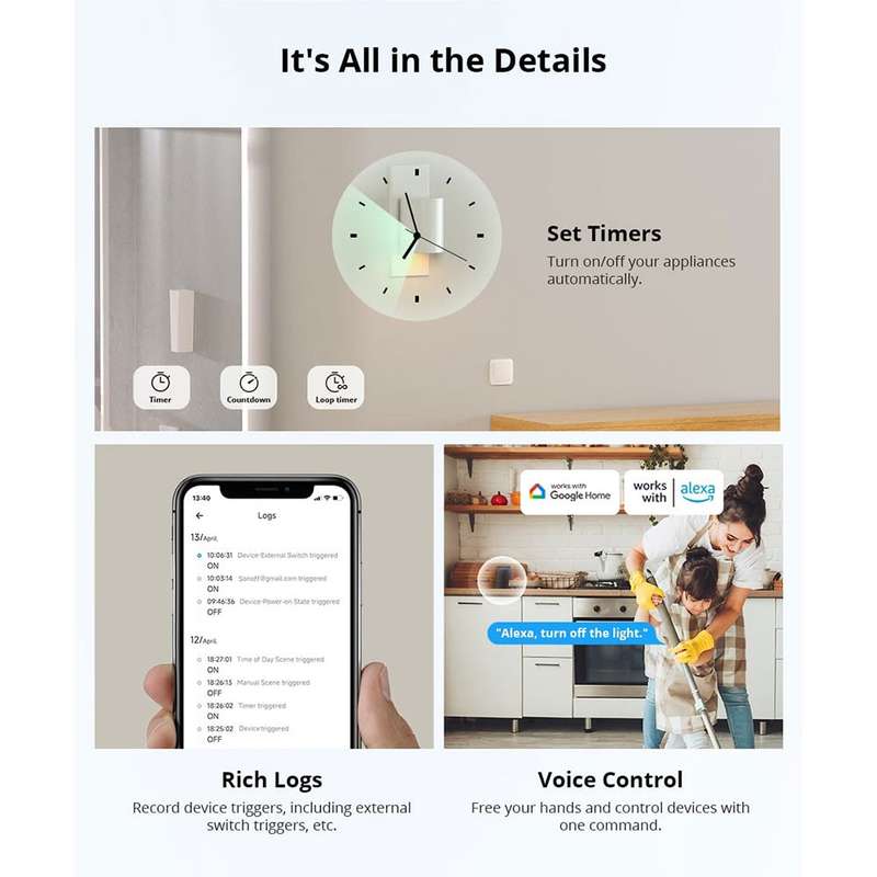 SONOFF Mini R4M - Wi-Fi Smart Switch (Matter Compatible)