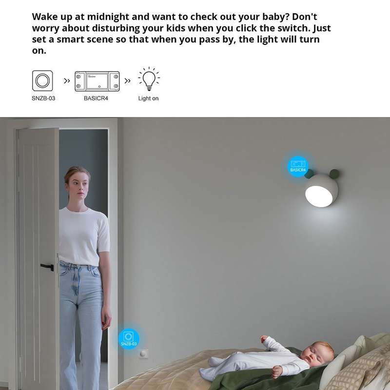 Sonoff Basic R4 WiFi Smart Switch - upgraded to Enhance Basic Functions and Increase Performance