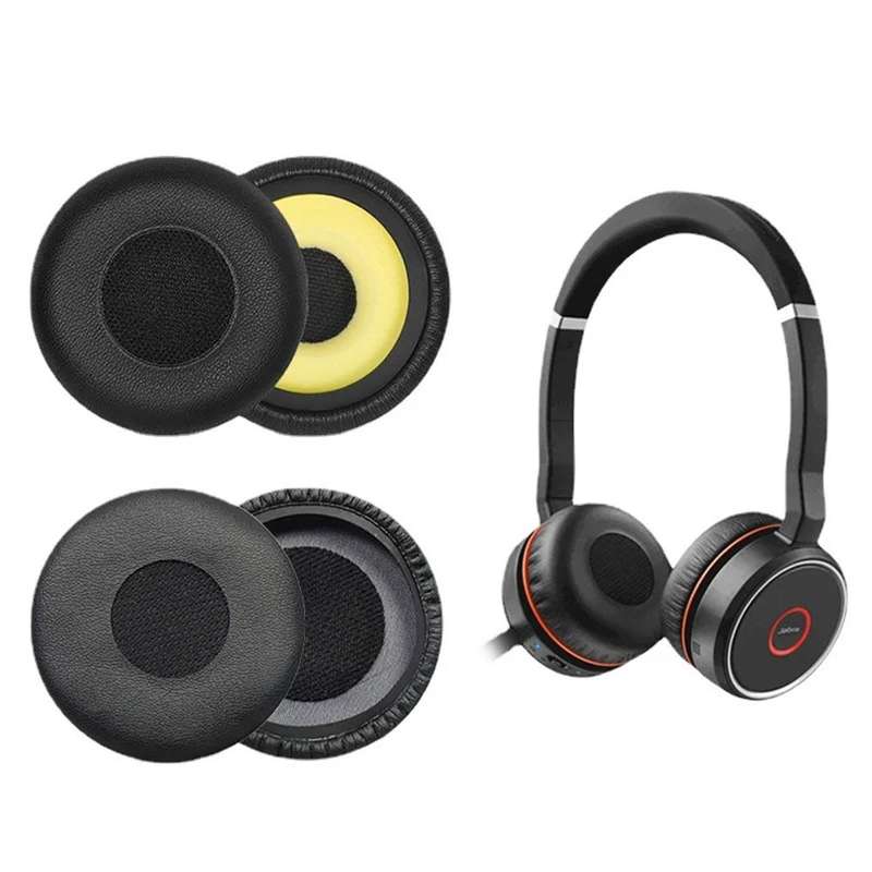 Replacement Earpads - for Jabra Evolve 20 (1 Pair- 2 Pc)