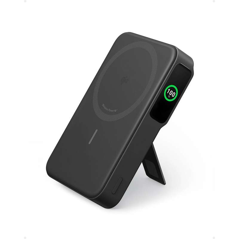Anker MagGo Power Bank (10K) - with Smart Display and Foldable Stand / 15W Ultra-Fast MagSafe Cha...
