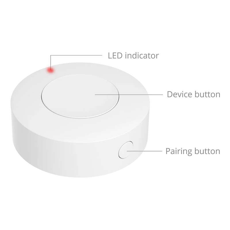 Sonoff SNZB-01P Zigbee Button - manually activate smart devices with one button