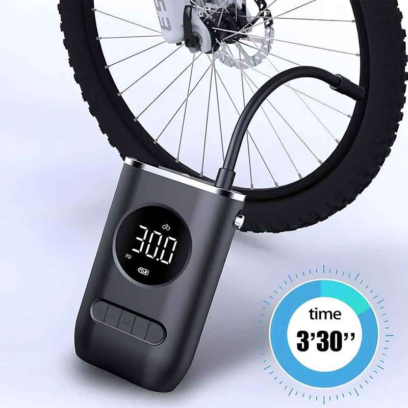 Portable Air Pump - with an LED Display / 4 Modes for Cars- Motorcycles- Bikes- and more