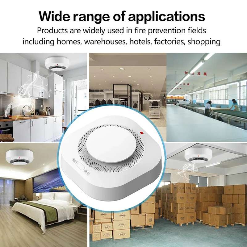 Zigbee Smoke Alarm & Fire Detector - Zigbee 3.0