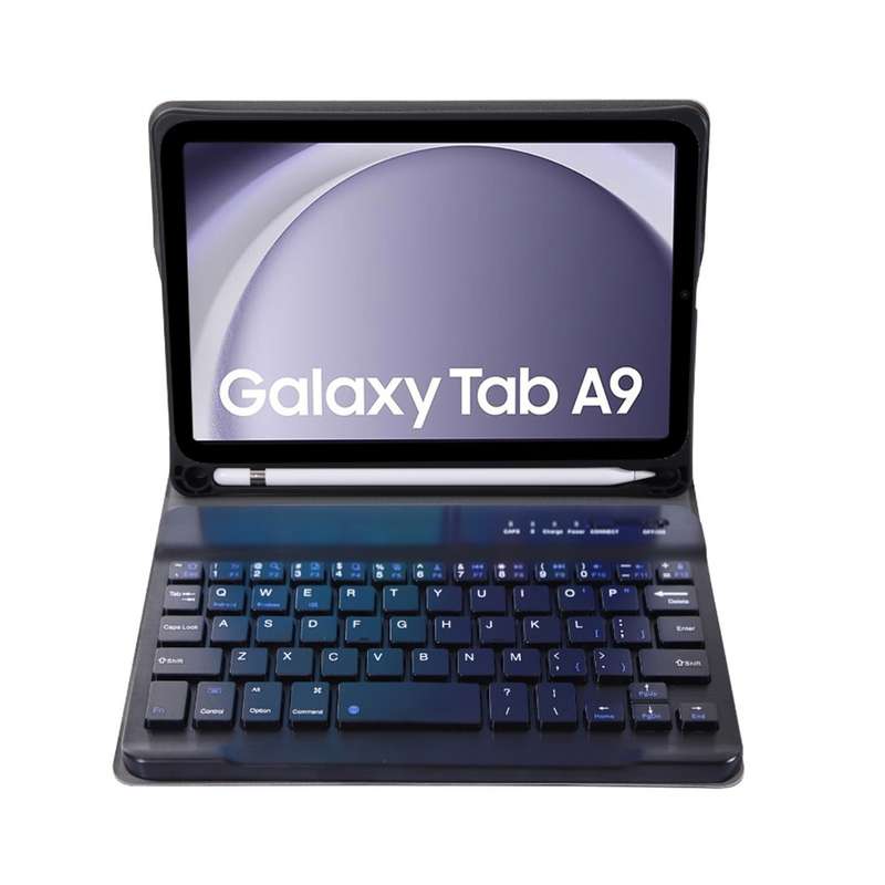 Bluetooth Keyboard Case for the Samsung Galaxy Tab A9 (2023) - 8.7 / Black (SM-X110/SM-X115)
