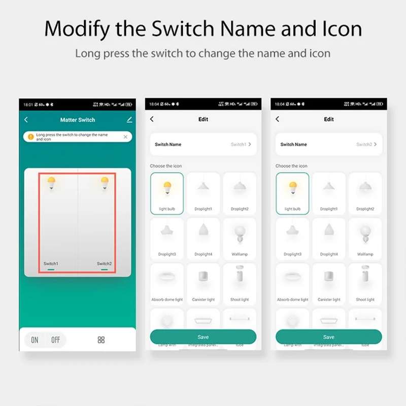 Tuya Matter Smart Wi-Fi Relay Switch - works with Siri- Alexa- Homekit & Google