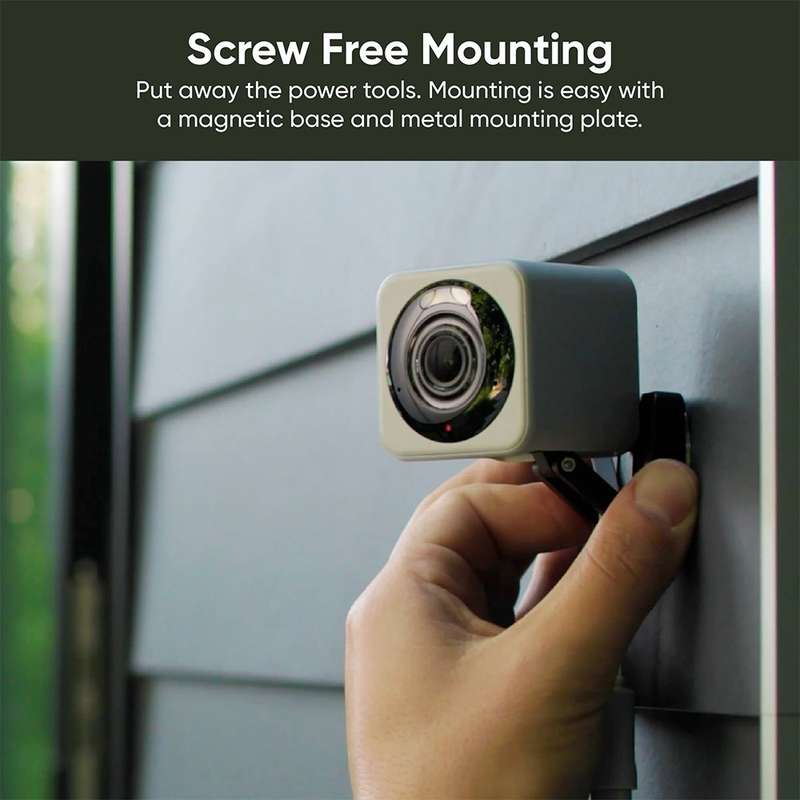 Wyze Cam v4 - 2.5K QHD Resolution / Bluetooth 5.2 / 2-Way Audio / Spotlight