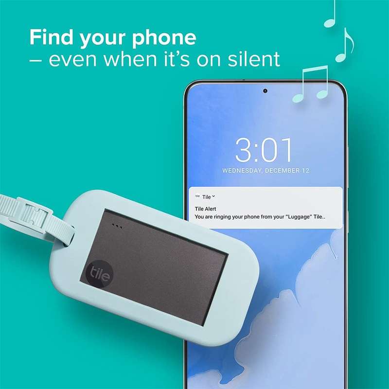 Tile Slim - Thin Bluetooth Tracker for Phones- Wallets- Luggage Tags- and More / Black
