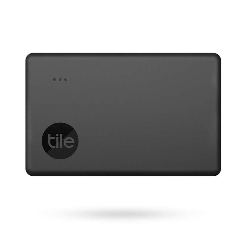 Tile Slim - Thin Bluetooth Tracker for Phones- Wallets- Luggage Tags- and More / Black