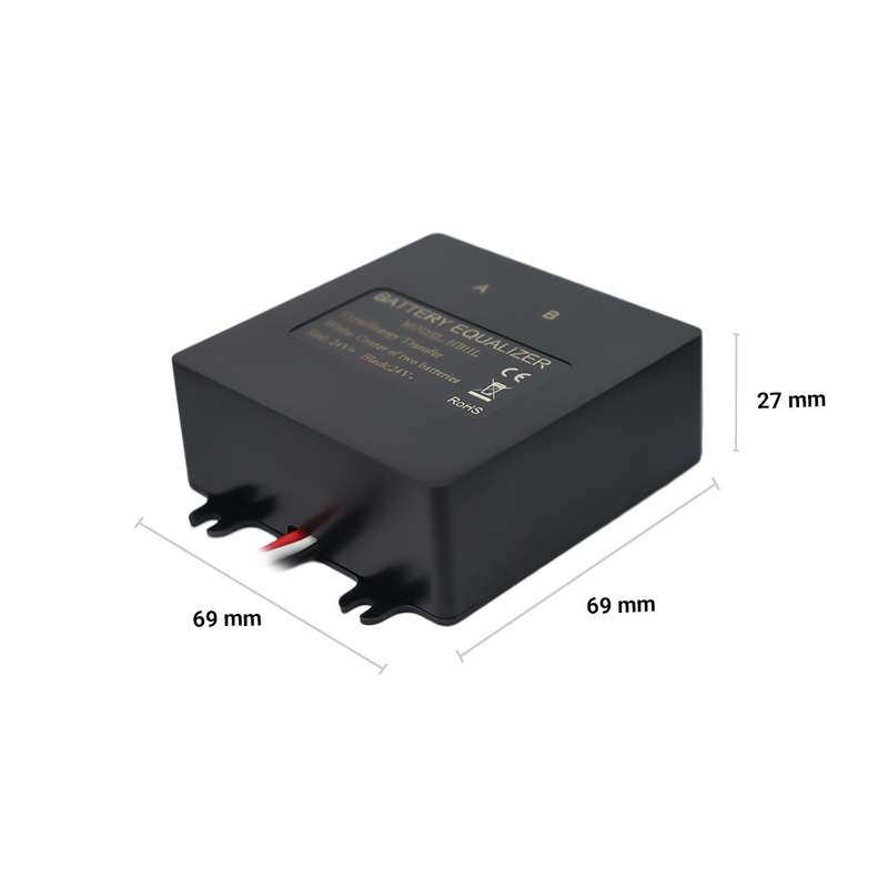 Lithium 24V Battery Balancer / Equaliser with LED VOLTAGE (suitable for all battery types) - 24V ...