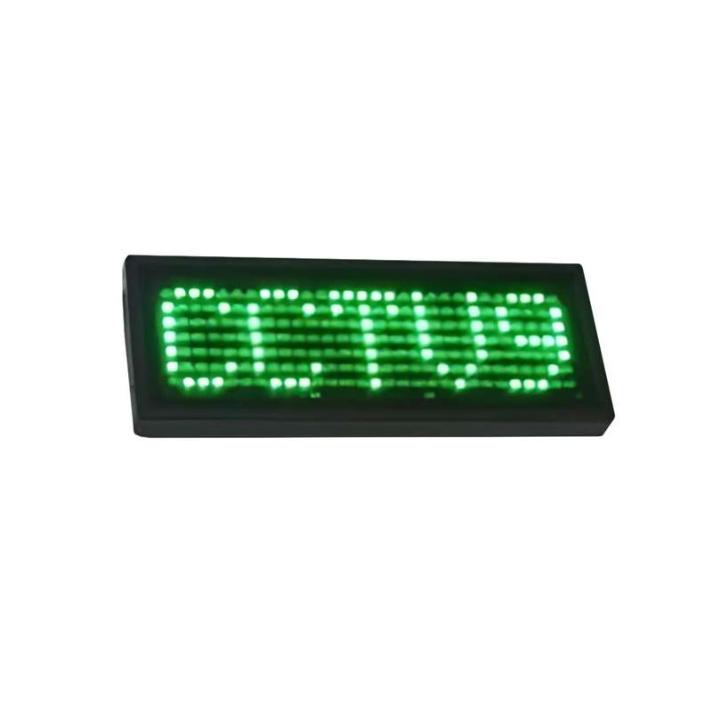 LED Name Tag/ Smart Badge - for Events- Parties- and Promotions Orange