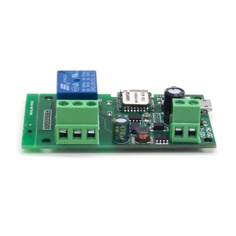 GeeWiz 1 Channel Inching Self-Locking WiFi / RF Switch 5V 12V (7-32V) - Open and Close gate from ...