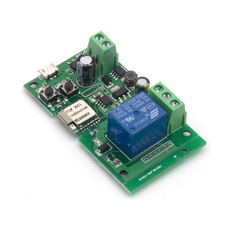 GeeWiz 1 Channel Inching Self-Locking WiFi / RF Switch 5V 12V (7-32V) - Open and Close gate from ...