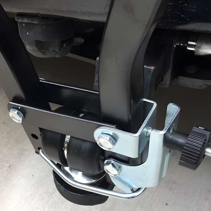 Foldable Towbar Bike Rack - Fits Up to 3 Bikes / Black