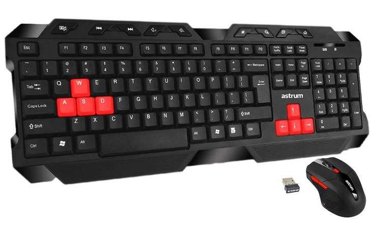 Astrum Wireless Keyboard and Mouse | A81535-B - Astrum