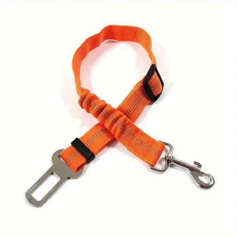 Adjustable Dog Car Harness (Seat Belt) - Features an adjustable strap for a comfortable and secur...