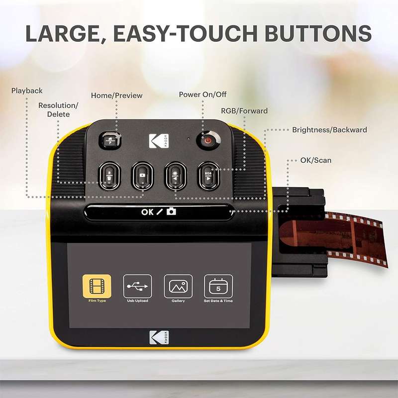 Kodak Slide N Scan Film Scanner - Effortless Photo Digitization / 22MP / 5 Display