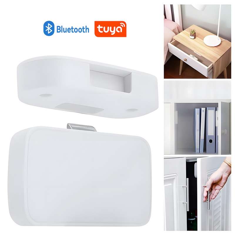 Tuya Smart Lock for Drawers & Cupboards (Bluetooth) - Enhanced Security with App-Controlled Access