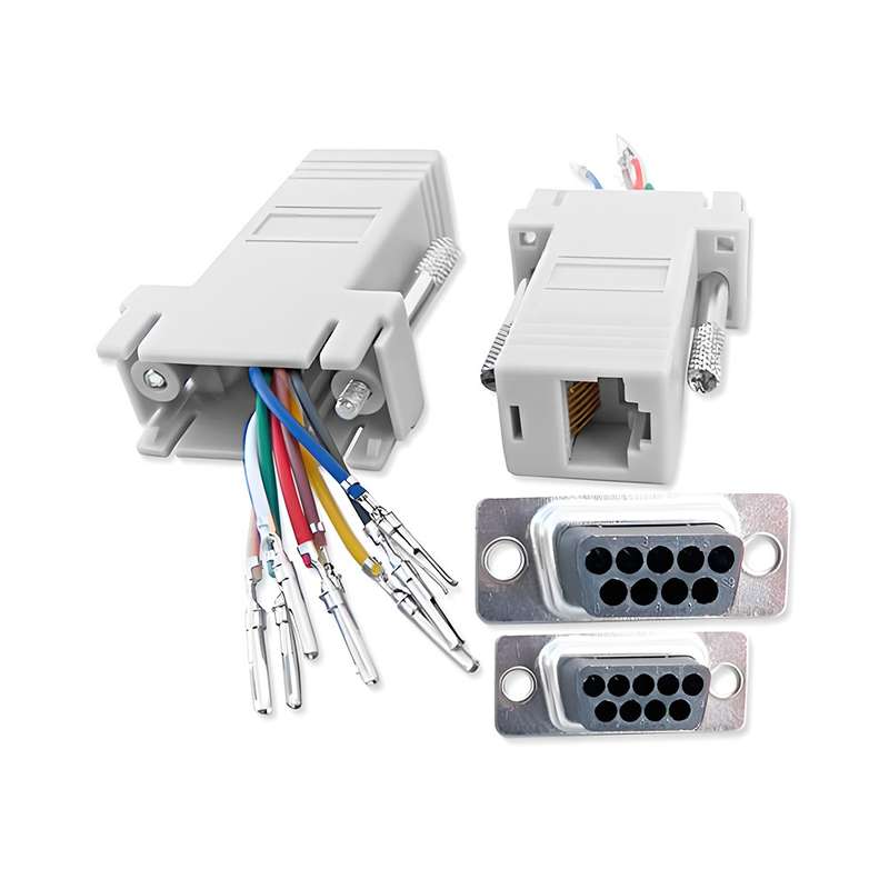 RS232 9 Pin Female Serial to RJ45 Converter