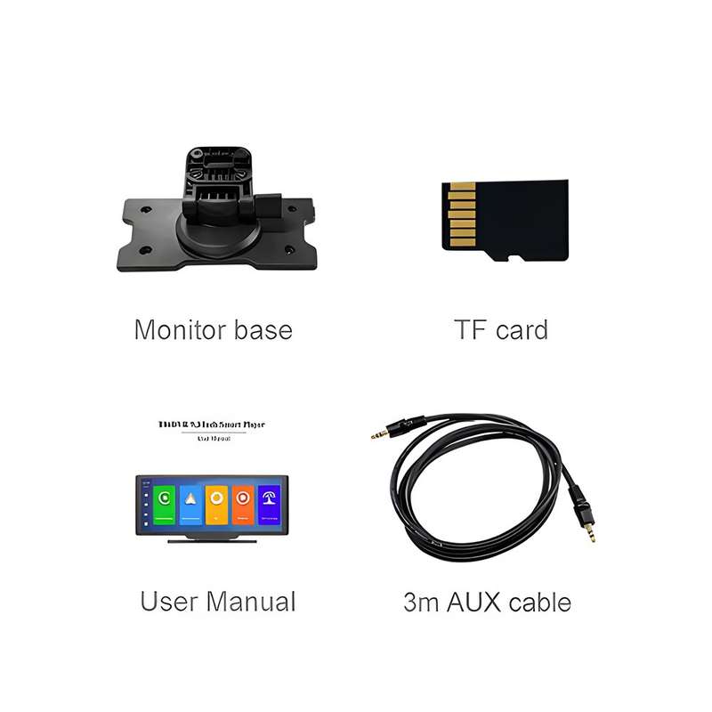 Wireless CarPlay & Android Auto Smart Display (10.26) - Mirror Your Phone Wirelessly
