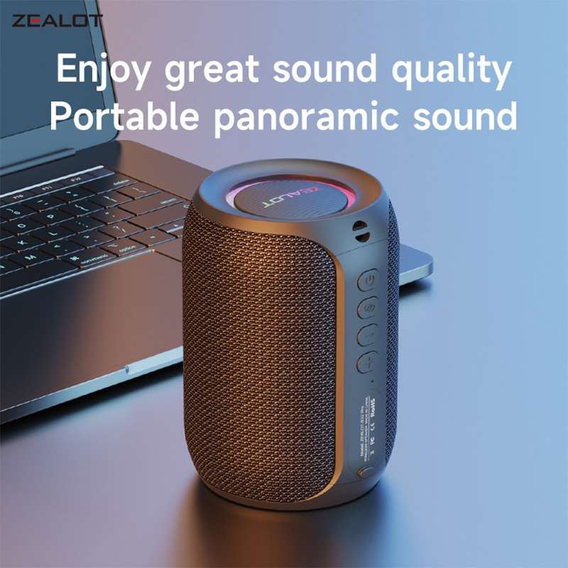 ZEALOT Portable Bluetooth Speaker (S32 Pro) - Black