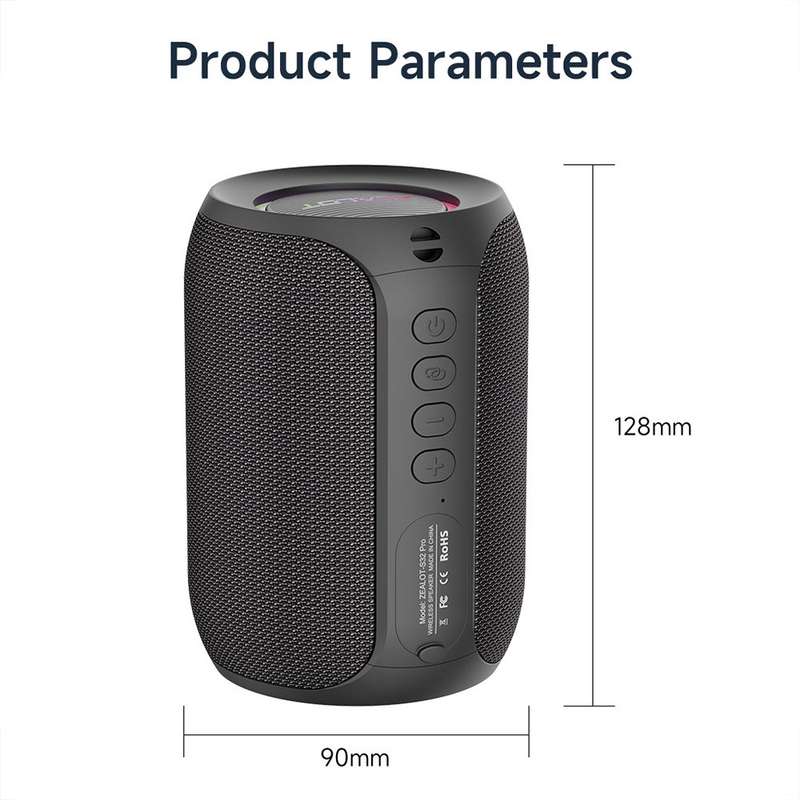 ZEALOT Portable Bluetooth Speaker (S32 Pro) - Black
