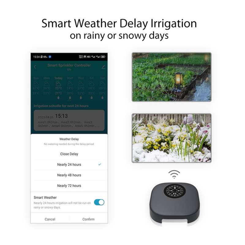 16-Zone Tuya Smart Sprinkler Controller - Smart Watering Made Easy