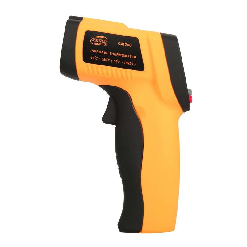 Industrial High Temperature Non-Contact Thermometer - LCD Display / -50°C to 500°C