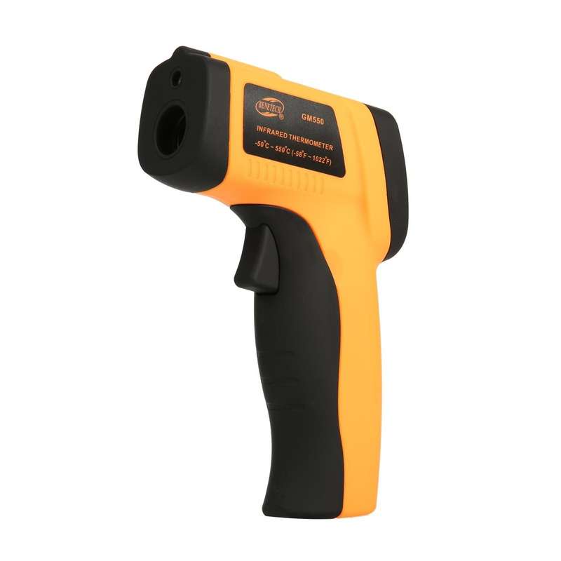 Industrial High Temperature Non-Contact Thermometer - LCD Display / -50°C to 500°C