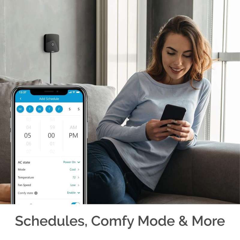 Cielo Breez Eco Smart AC Controller - Smart Wi-Fi Controller for Air Conditioners & Heat Pumps / ...