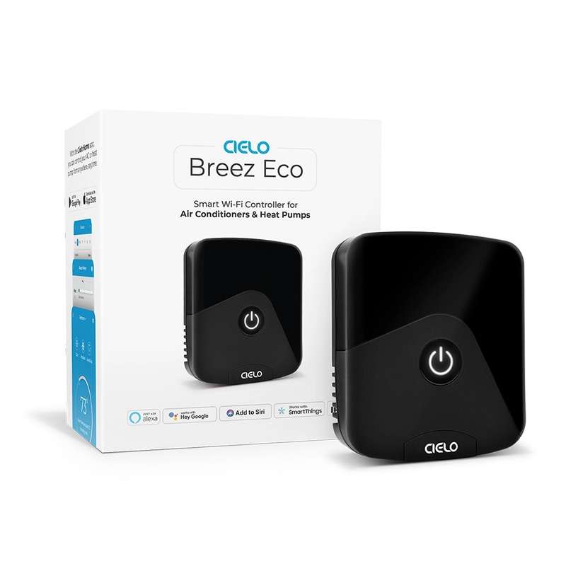 Cielo Breez Eco Smart AC Controller - Smart Wi-Fi Controller for Air Conditioners & Heat Pumps / ...