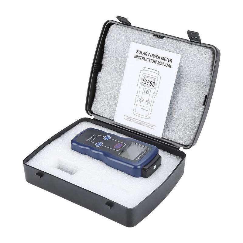 Solar Power Meter (SM206) - Precise Sunlight Intensity Measurement (W/m²)