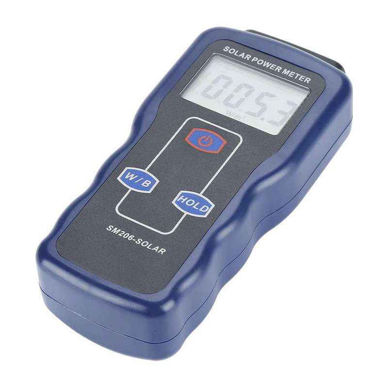 Solar Power Meter (SM206) - Precise Sunlight Intensity Measurement (W/m²)