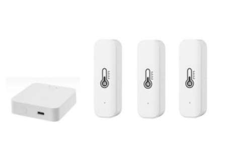 Tuya Bluetooth Temperature & Humidity Monitors Kit - Without Display
