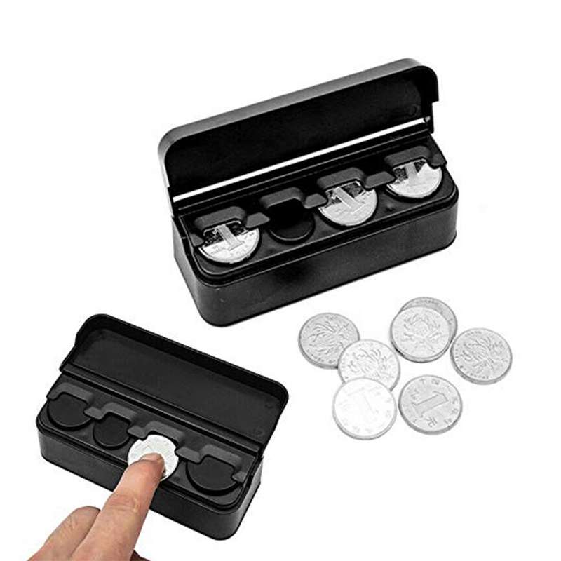 Travel-Friendly Car Coin Organizer - Keep Coins Secure On-the-Go