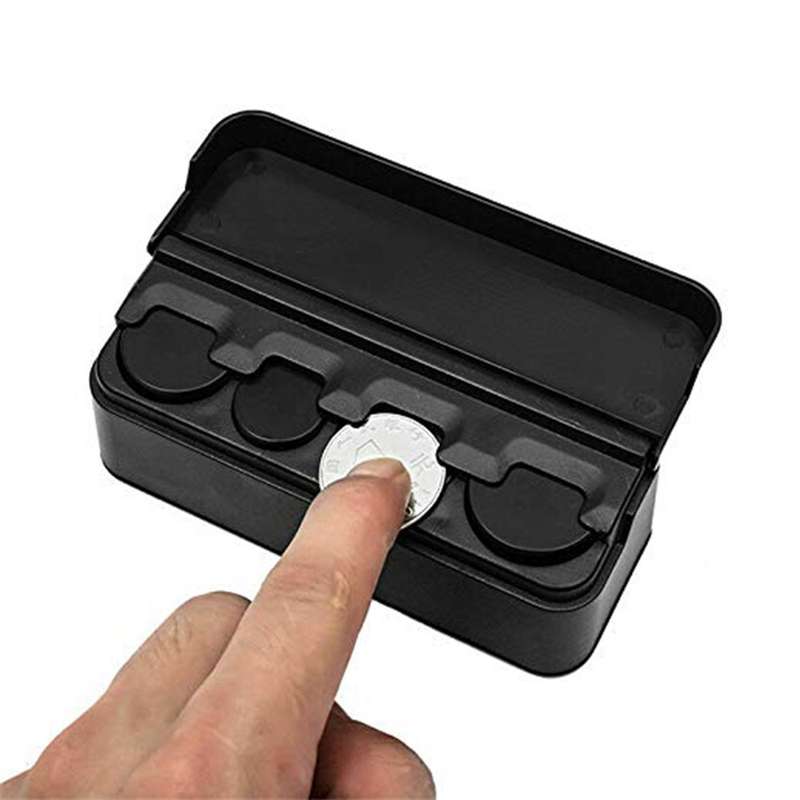 Travel-Friendly Car Coin Organizer - Keep Coins Secure On-the-Go