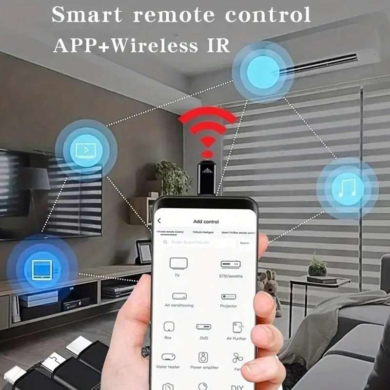 Smartphone IR Remote Controller Adapter (USB-C) - Turn Your Phone into a Universal Remote