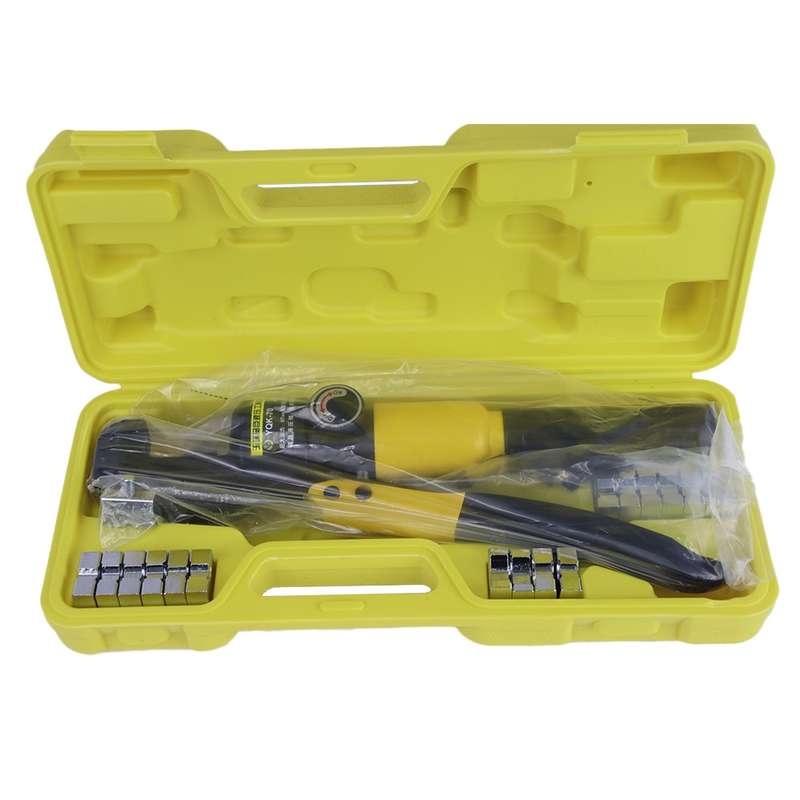 Manual Hydraulic Lug & Wire Crimper Tool - 2-in-1 Powerhouse for Effortless Crimping & Lugging