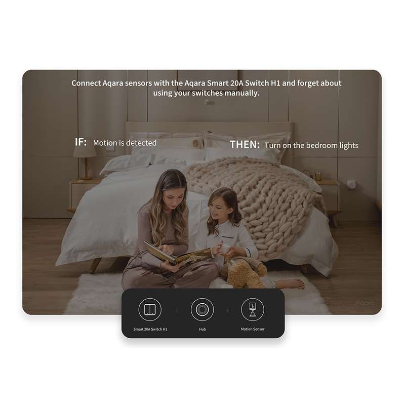 Aqara Smart Wall Switch H1 - Double Rocker / No Neutral
