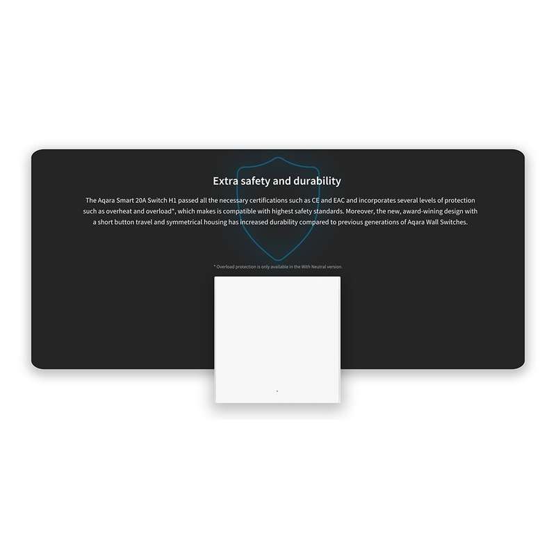 Aqara Smart Wall Switch H1 - Double Rocker / No Neutral
