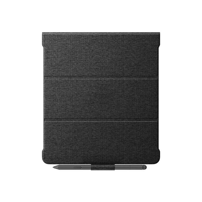 Kindle Scribe Fabric Folio Cover - with Magnetic attachment (Grey)