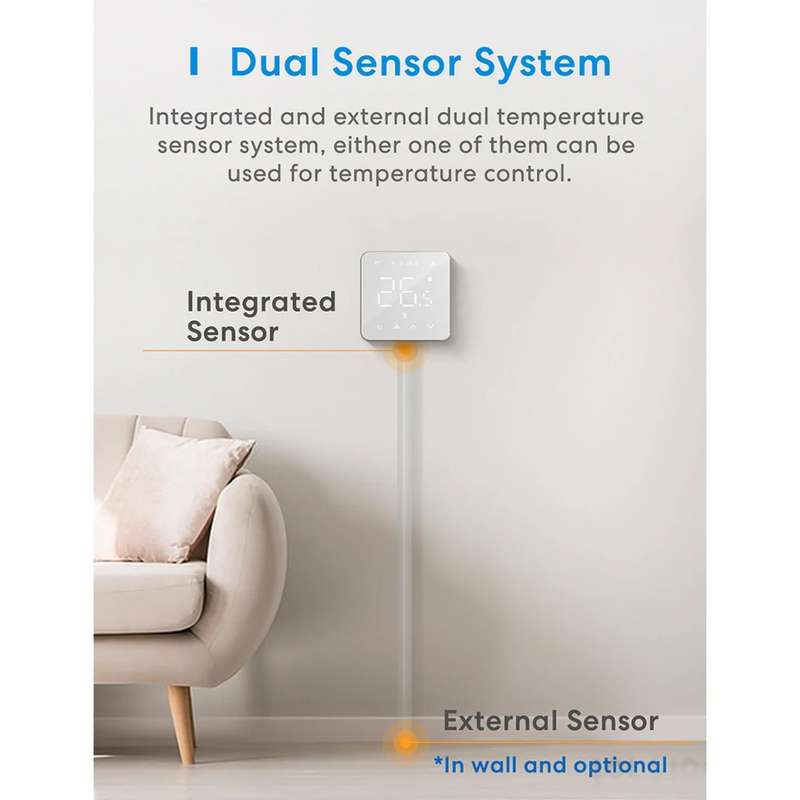Meross Smart Thermostat - for Electric Underfloor Heating Systems (MTS200HK)