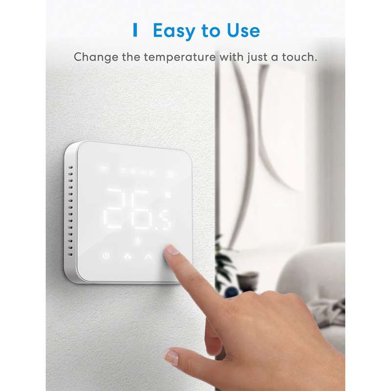 Meross Smart Thermostat - for Electric Underfloor Heating Systems (MTS200HK)