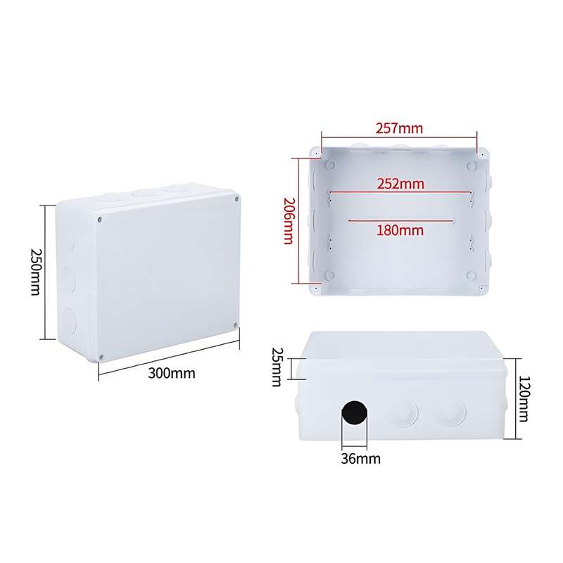 IP56 Weatherproof Enclosure - Protects Your Devices from the Elements (300x250x120mm)