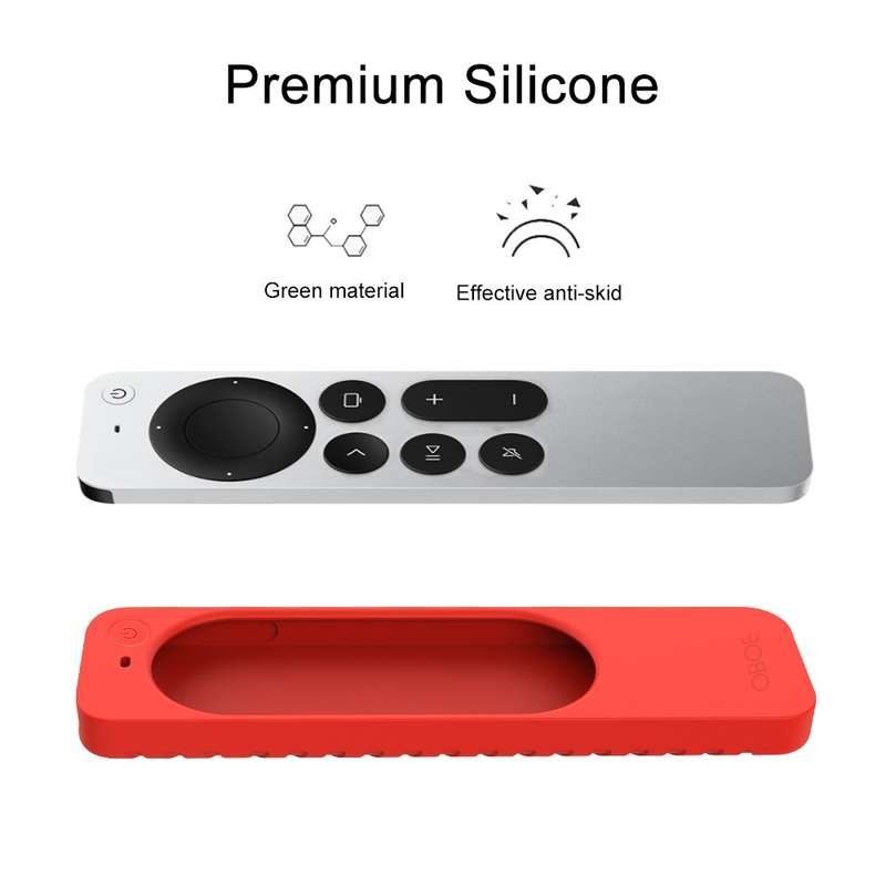Apple TV Silicone Remote Case for 3rd Gen Remote (Multiple Colors) Black
